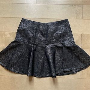 Black sparkly skirt